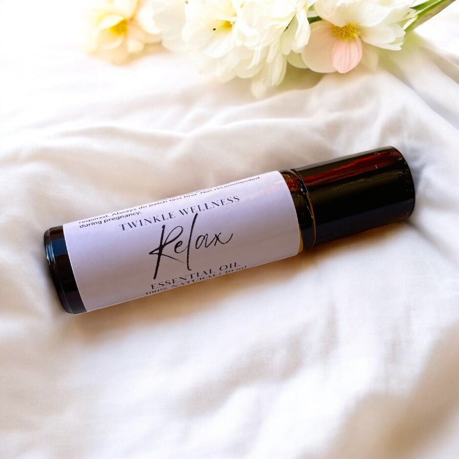 Relax Roll On 10Ml/ Natural stress relief blend /Made in Australia .