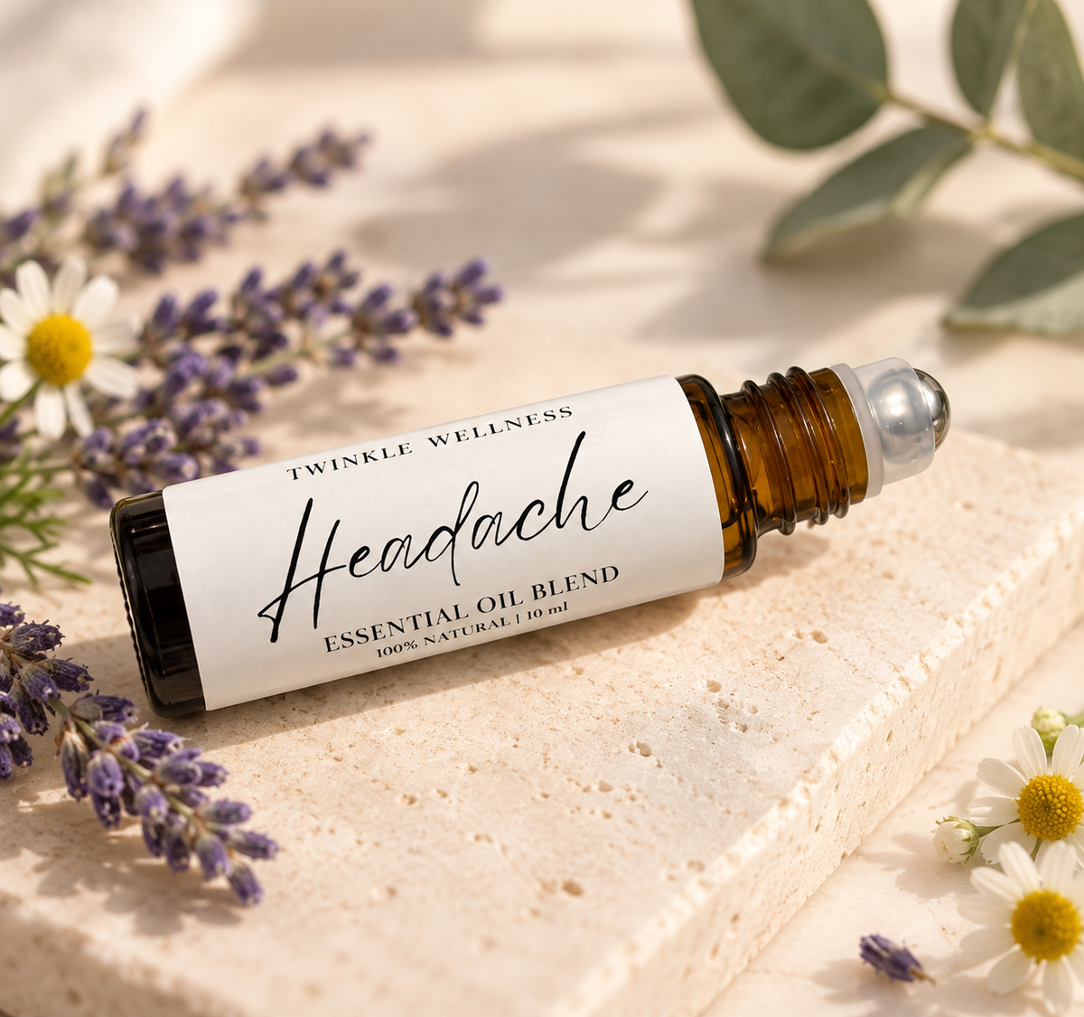 Headache Relief Roll on - Natural Essential Oil Blend 10mL