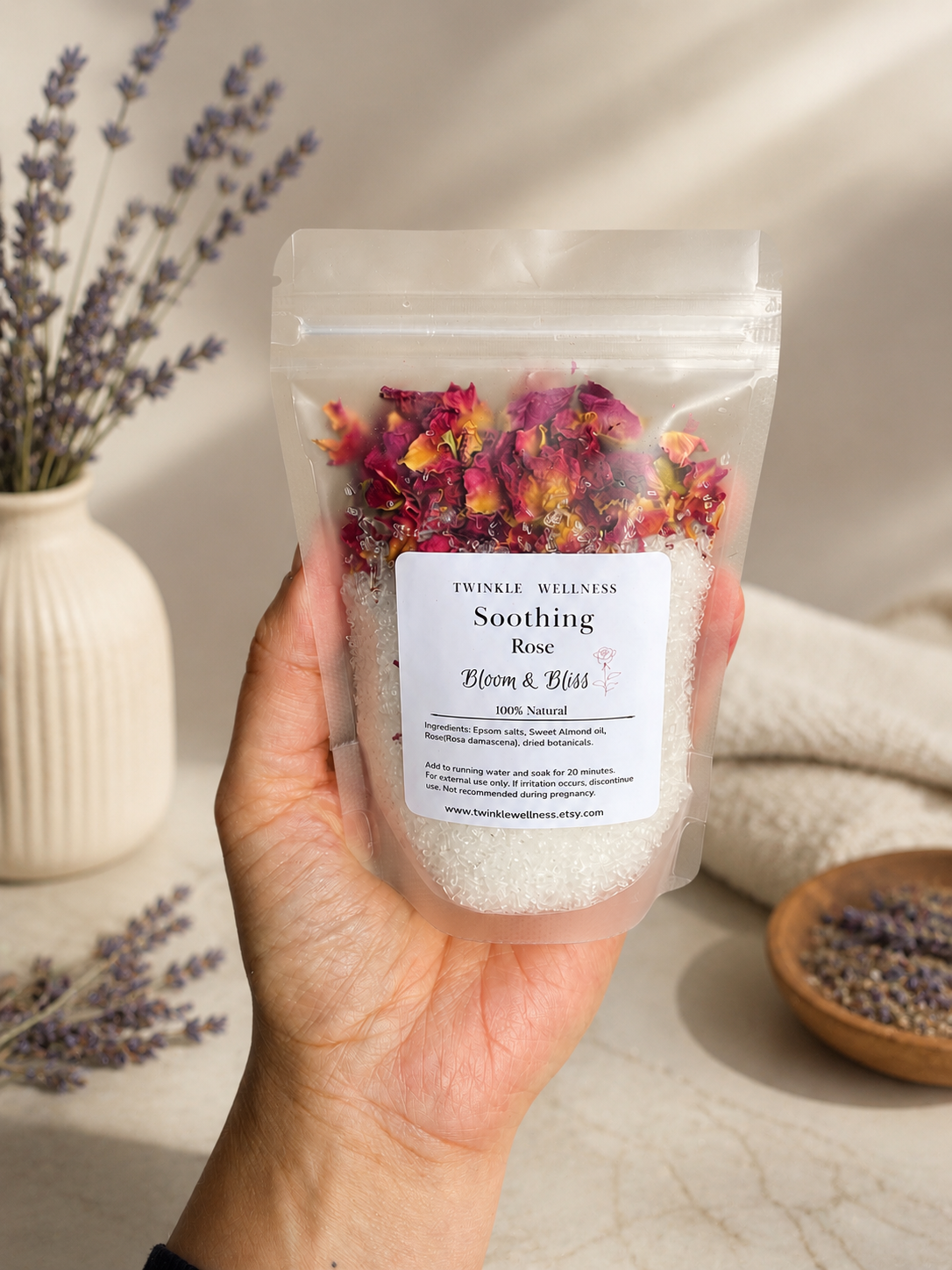 Natural Bath Salts Australia | Handmade Aromatherapy Bath Soaks 100g