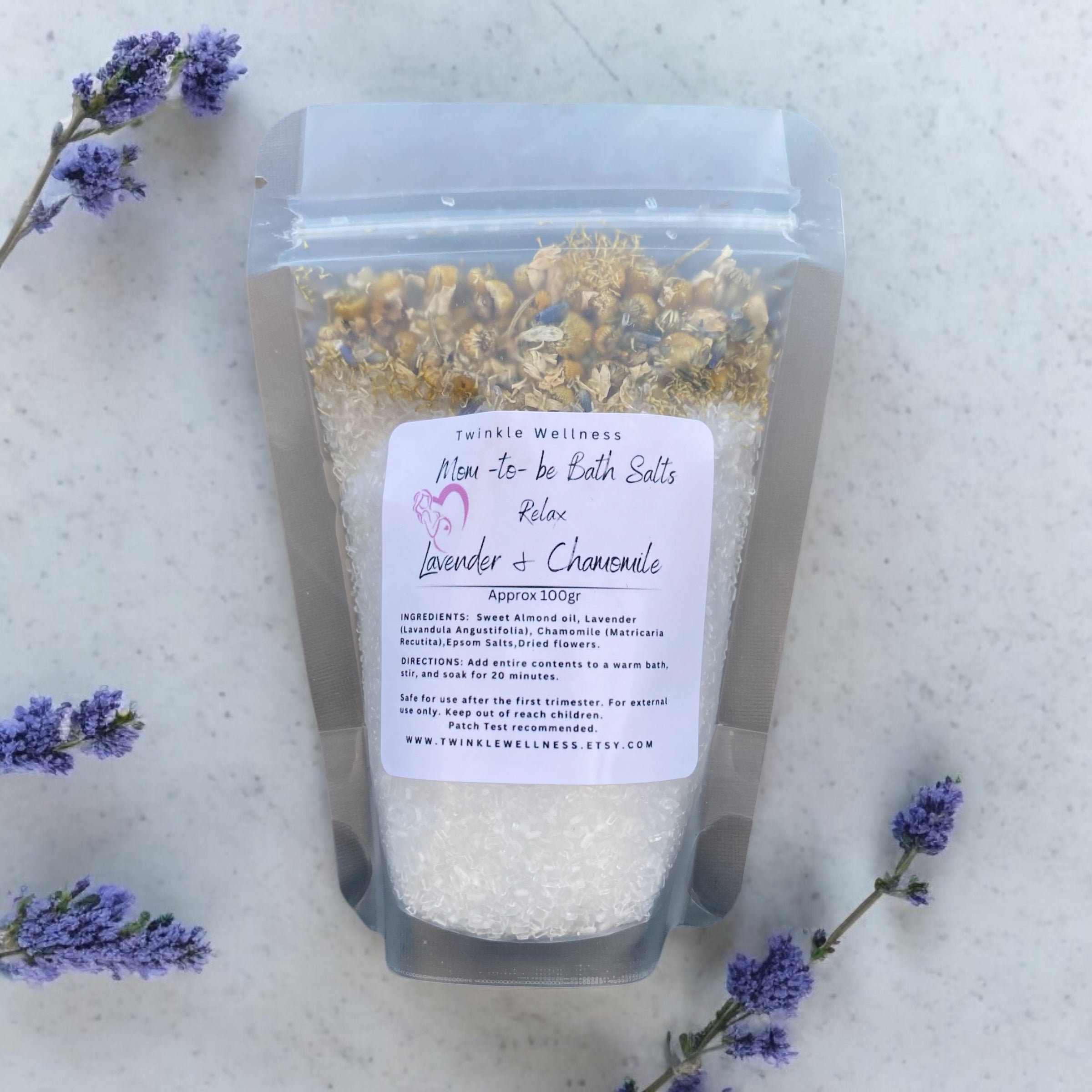 Mom-To-Be Bath Salt (Small Size Approx. 100G)