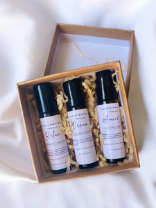 Essential Oil Roller Blends Trio Gift Set