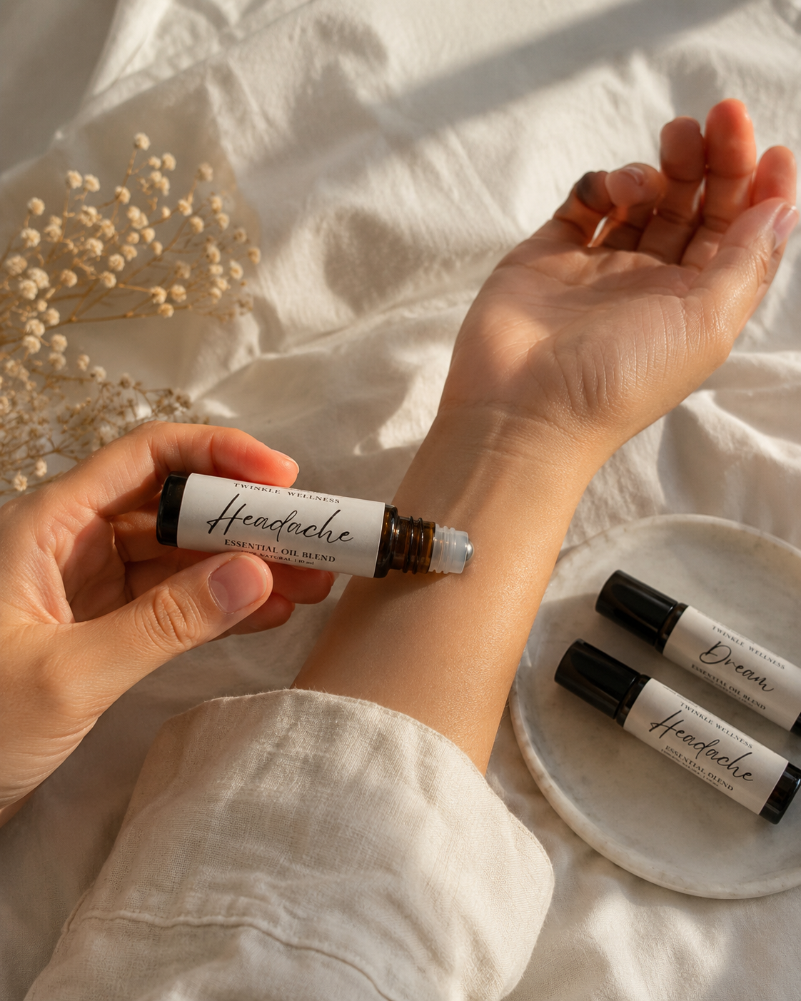 Headache Relief Roll on - Natural Essential Oil Blend 10mL
