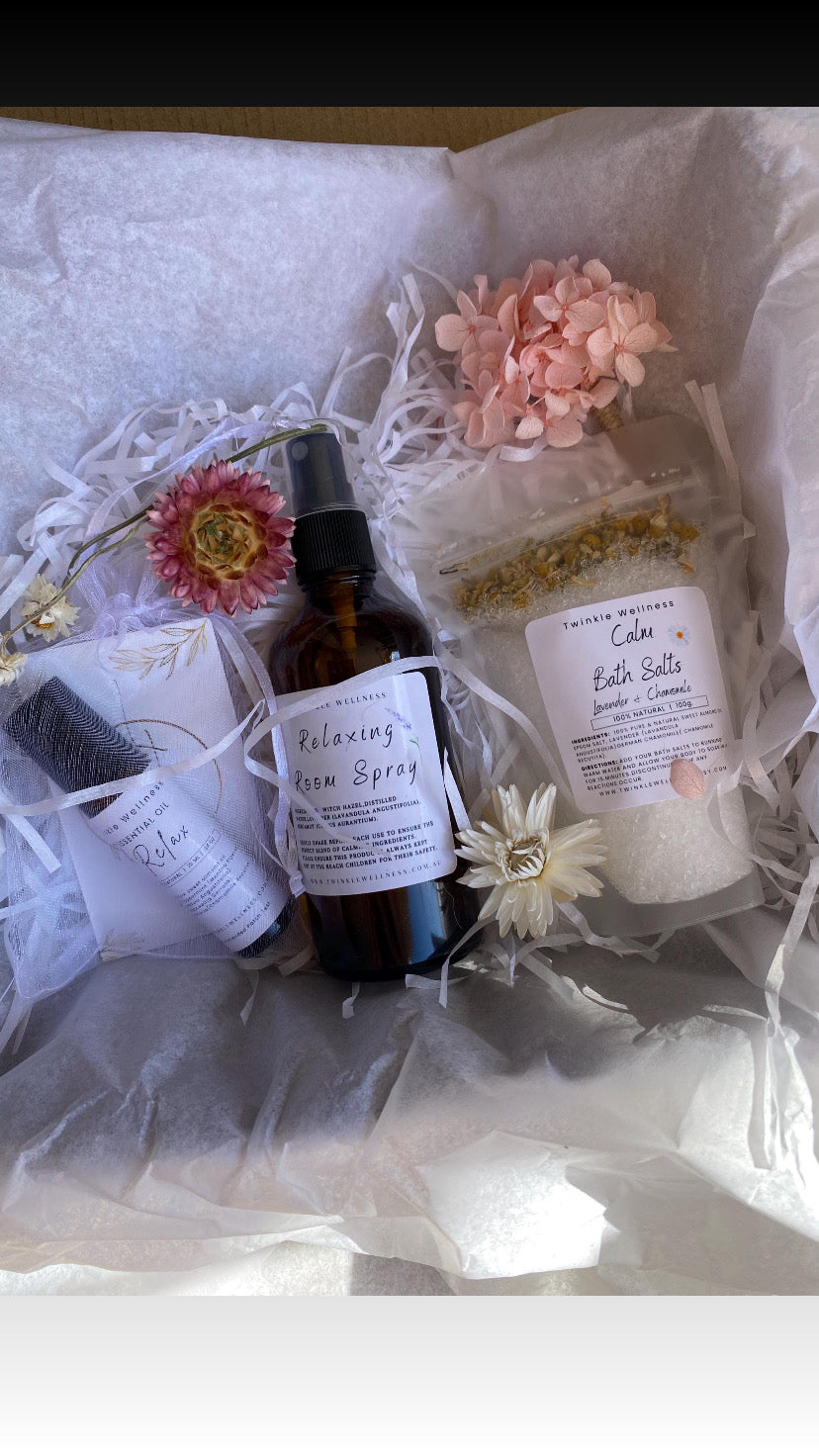 Relaxation & Wellness Gift sets.