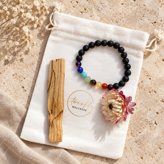 Chakra Lava Bead Bracelet – 8mm Aromatherapy Bracelet