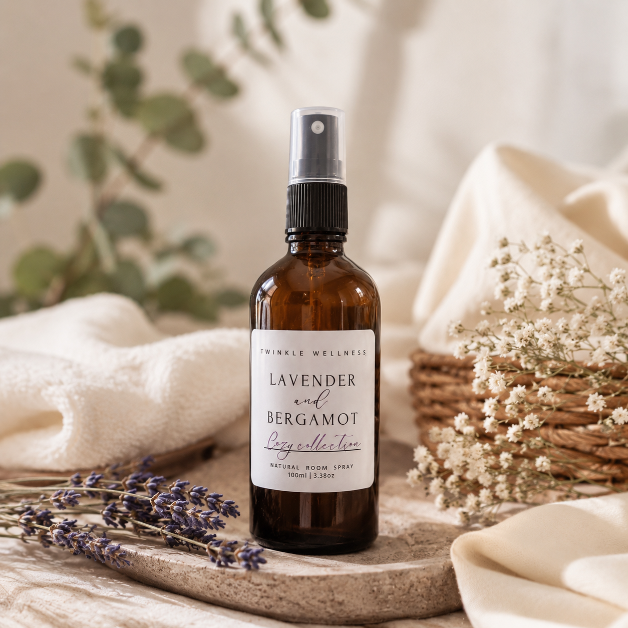 Natural Room Spray Australia – Lavender & Bergamot Relaxing Aromatherapy Mist