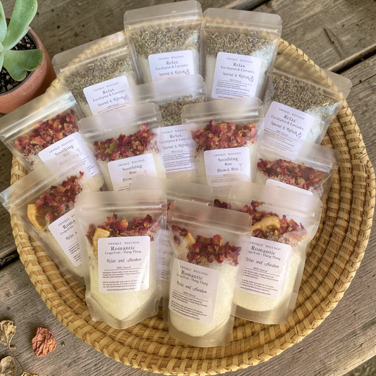 Natural Bath Salts Australia | Handmade Aromatherapy Bath Soaks 100g